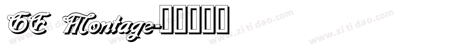 GE Montage字体转换